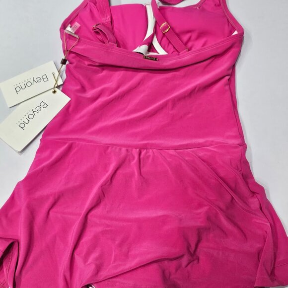 Beyond Control Grommet-Detail Square-Neck Swim Dress - Picture 11 of 15